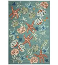 Trans Ocean Marina 8204 Blue Area Rugs